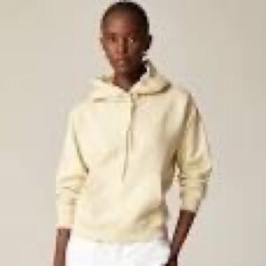 J Crew Heritage Fleece Hoodie Sunny Wheat